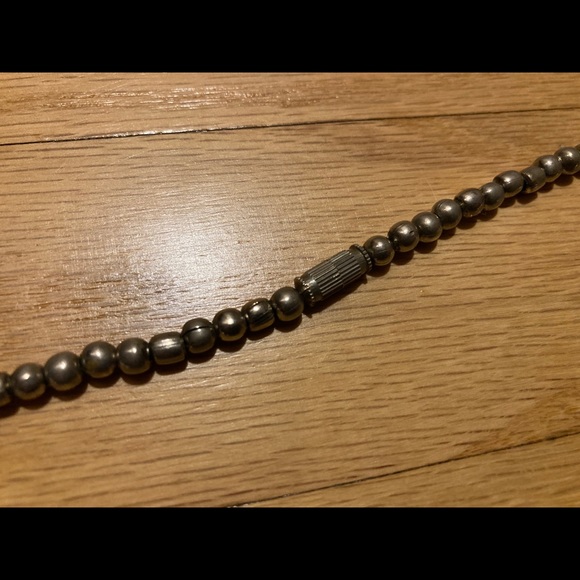 🖤 Vintage 1960’s boho silver metal necklace - Picture 5 of 5